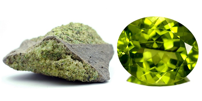 Khoáng vật Peridot và tinh thể Peridot