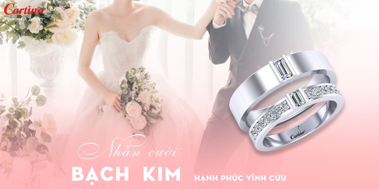 Nhẫn Cầu Hôn Đính Kim Cương Tại Cartino.