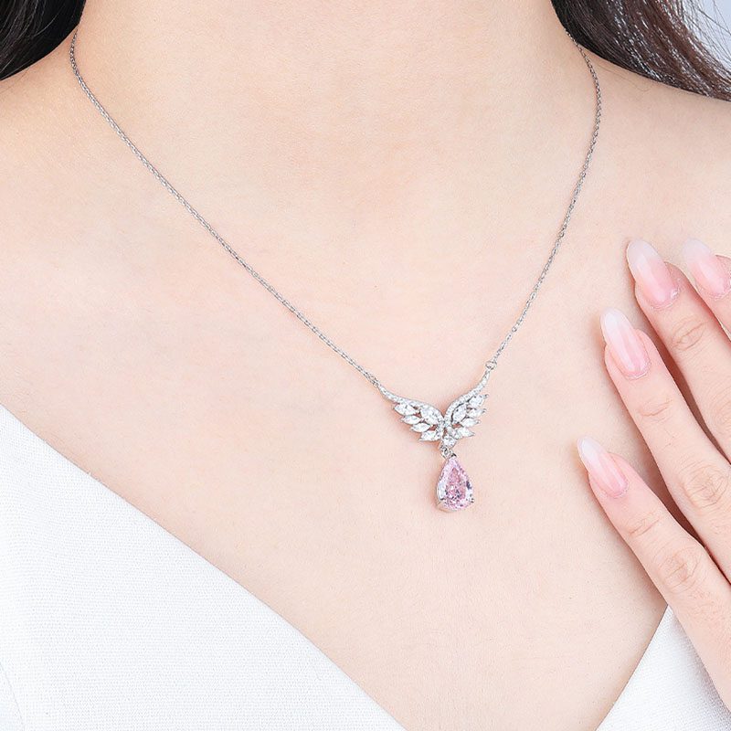 Dây chuyền bạc nữ đôi cánh thiên thần Archangel LILI_329434_7