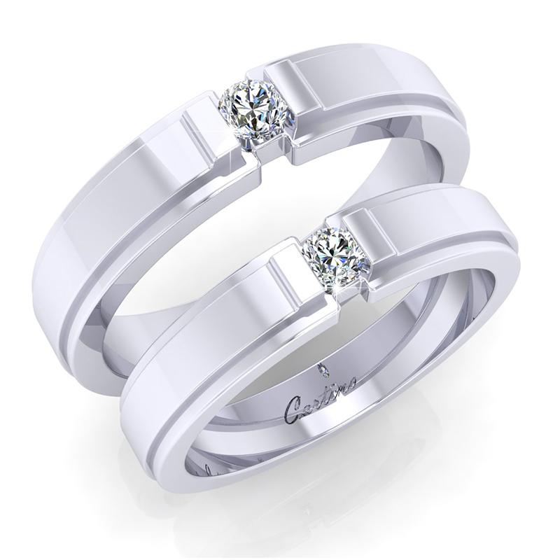 Nhẫn cưới Kim cương SWEET RING 2 - NC146T
